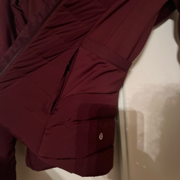 NWOT Lululemon Down for It All Jacket MAROON COLOR - Picture 7 of 11